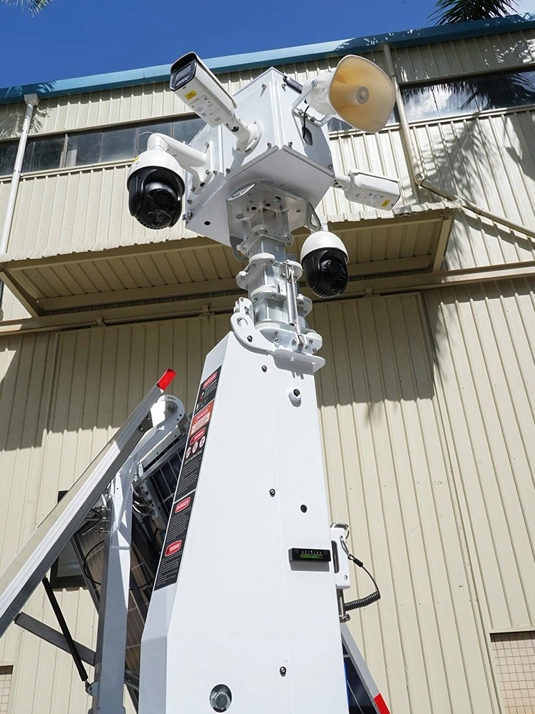 HiSKID Mobile CCTV Tower With Fuel Cell high quality