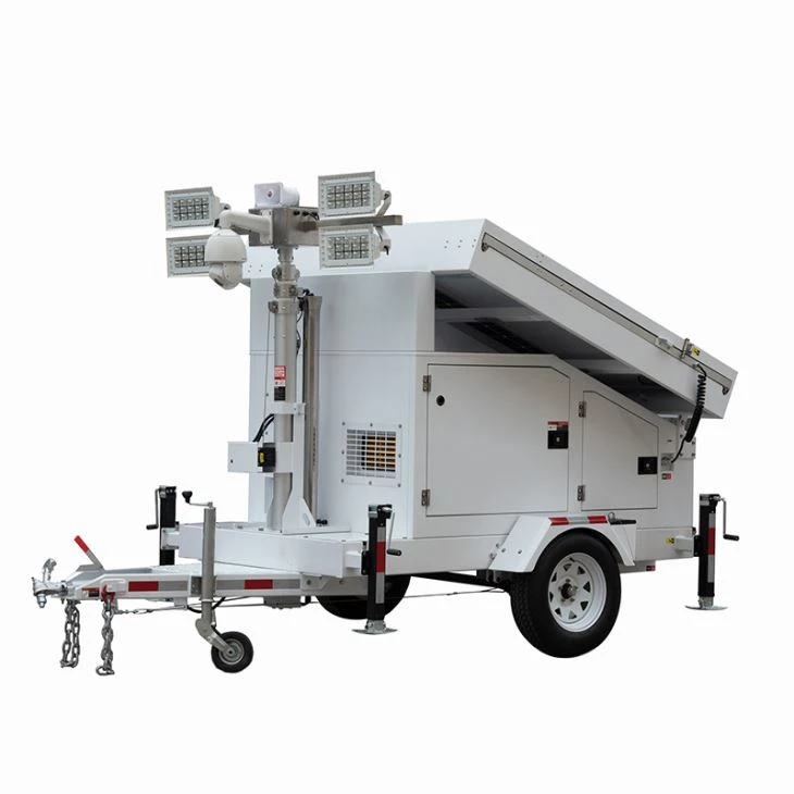 mobile solar lighting tower