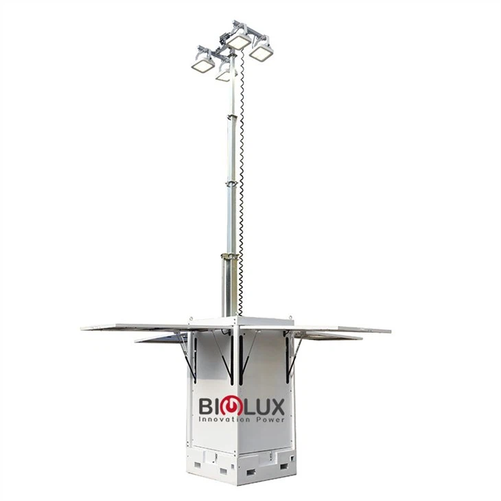 Cube Long Life Span Portable Mobile Solar Light Tower Cube Type