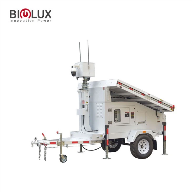 BIGLUX High Quality Mobile Solar CCTV Tower