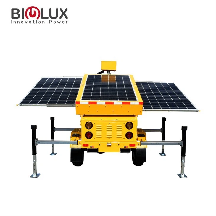 Mobile Solar Trailer With Thermal Camera